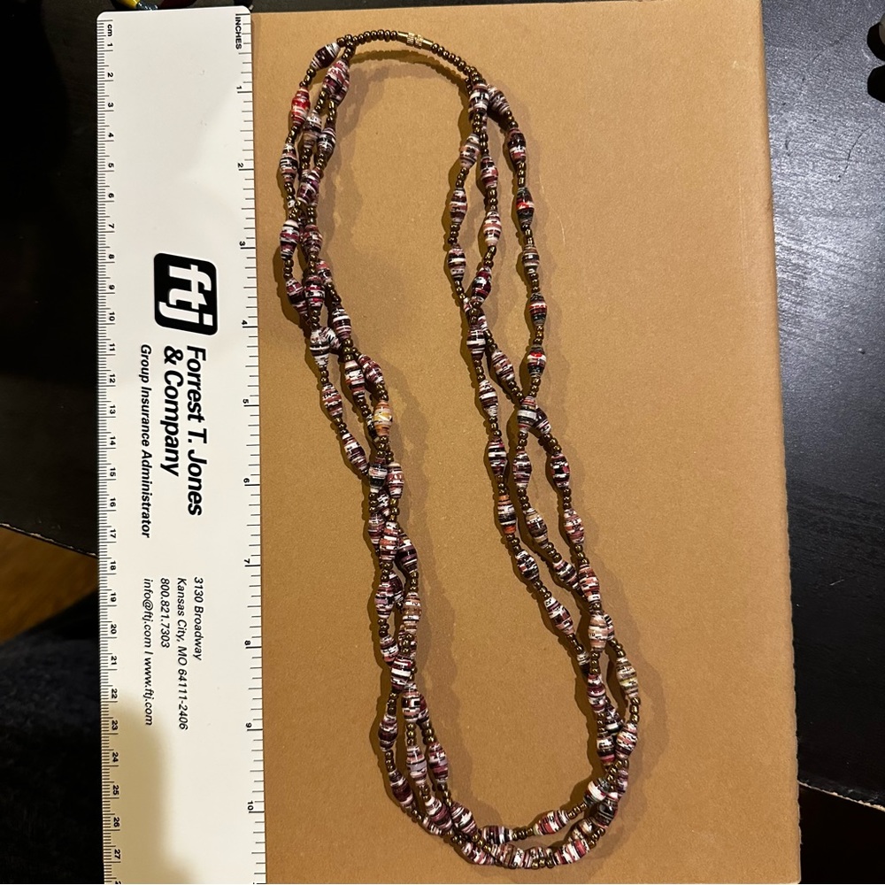 Brown Beaded Necklace